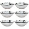 Manhattan Comfort RYO 12 Large Dinner 20.29 oz Soup Bowls in Black and White 2-RM08-9605 - alternate 3